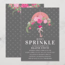 Search for umbrella baby shower invitations Pink