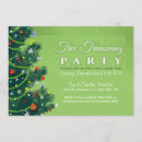 Search for tree trimming party invitations Green