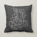 Search for abstract art black and white cushions Line drawing