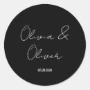 Search for writing stickers Black and white