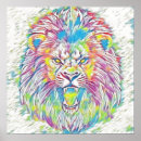 Search for big rainbow posters Lion