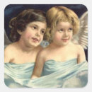 Search for two angels stickers Vintage
