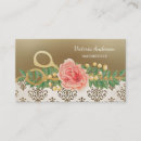 Search for vintage rose business cards Hairdresser