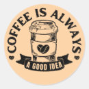 Search for good coffee stickers Latte