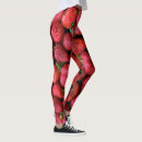 Search for strawberry pattern leggings Red