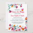 Search for fuchsia flower invitations Watercolor