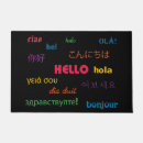Search for hello doormats Bonjour
