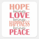 Search for peace love happiness stickers Hope