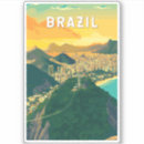 Search for vintage brazil stickers Rio de janeiro