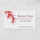 Search for asia business cards Red