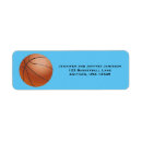 Search for basketball return address labels Player
