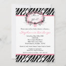 Search for zebra print invitations Chic