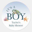 Search for marine baby shower stickers Boy