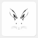 Search for rabbit silhouette stickers Cute