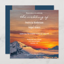 Search for mountain sunset wedding invitations Nature