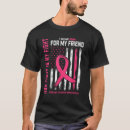 Search for breast cancer best friend tshirts Flag