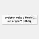 Search for monkey bumper stickers Evolution