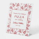 Search for pizza wedding signs Hand drawn
