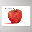 Search for teacher apple posters Red