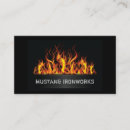 Search for firefighter business cards flames