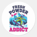 Search for speed skiing stickers Winter sport