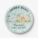 Search for gender neutral baby elephant plates Jungle