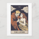 Search for lovers tarot postcards Wicca