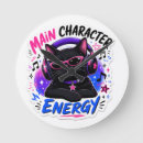 Search for character clocks Funny cat