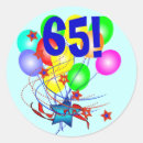 Search for 65 birthday stickers Party
