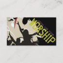 Search for worship business cards Religion