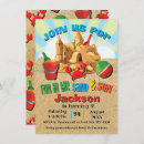 Search for sand castle birthday invitations Summer