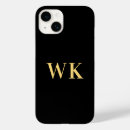 Search for classic elegant iphone cases Initials