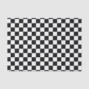 Search for black and white tissue paper Chequered