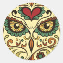 Search for owl drawing stickers Cute