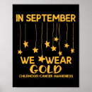 Search for for childhood cancer awareness posters Support