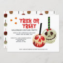 Search for trick or treat invitations Typography