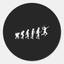 Search for funny evolution stickers Badminton player