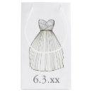 Search for wedding dress gift bags Bride