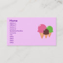 Search for icecream business cards Food