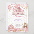 Search for princess baby girl shower invitations Pink and gold