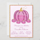 Search for pink gold pumpkin invitations Baby