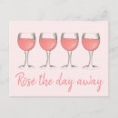 Search for wine lovers postcards Pink