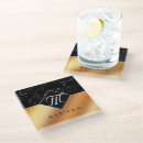 Search for black and copper coasters Elegant
