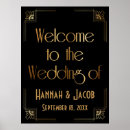 Search for gatsby party posters Black and gold