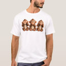 Search for three wise monkeys tshirts Hear no evil