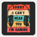 Search for funny video game stickers Men