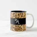 Search for leopard monogram mugs Animals