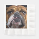 Search for english bulldog napkins Dog lover