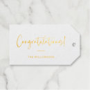 Search for gold foil gift tags Minimalist