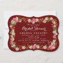 Search for marsala bridal shower invitations Garden